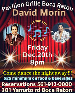 A poster for the david morin show.