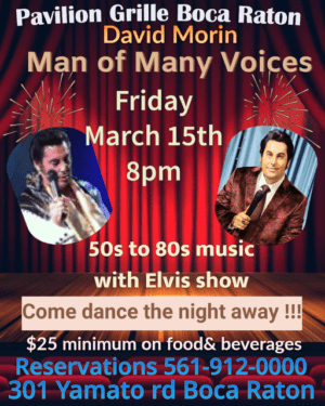 A man of many voices elvis tribute show