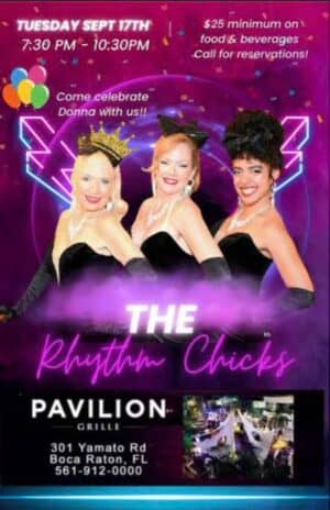 A poster of the rhythm chicks